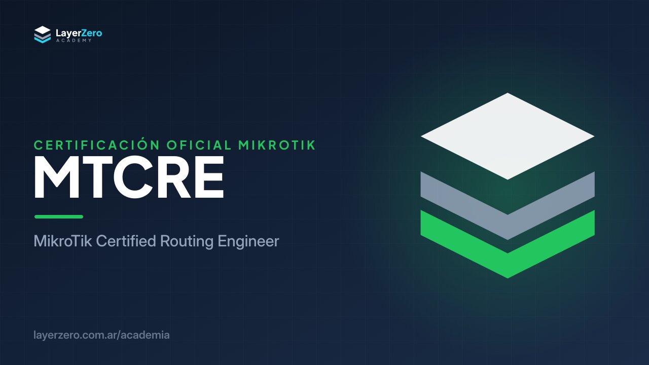 MTCRE — MikroTik Certified Routing Engineer