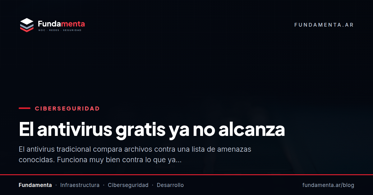 El antivirus gratis ya no alcanza