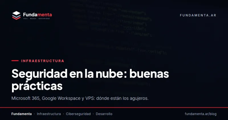 Seguridad en la nube: buenas prácticas