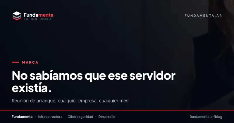 “No sabíamos que ese servidor existía.”