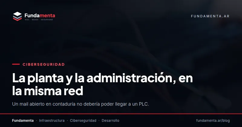 La planta y la administración, en la misma red